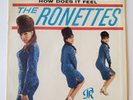 RONETTES ; Walking in the Rain / How Does it Feel 45 rpm w/Pic Sleeve and TS