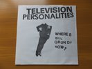 TELEVISION PERSONALITIES 'WHERE'S BILL GRUNDY NOW?' EP HEADLESS MAN 1978 PUNK
