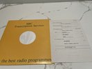 SANTANA  BBC live RADIO SHOW Qaud 1977 release PROMO VINYL w/CUE SHEET