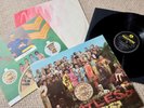 THE BEATLES SGT PEPPERS LONELY HEARTS 1967 UK YELLOW PARLOPHONE BEAUTIFUL ONE