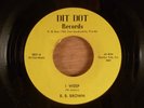 B.B. Brown  I Weep/That's It, Let's Quit  Northern Soul, R&B, Funk Original 1967