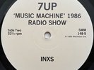 INXS - 7UP Music Machine Radio Show LP Vinyl UK 1986 VG+ Rare Live Transcript