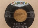 THE BEACH BOYS - SURFIN / LUAU, CANDIX 301, 45 RPM, 7