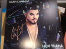 Adam Lambert SIGNED High Drama -Vinyl LP At HMV 24/02/2023 & Photo Proof Queen