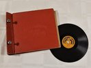 Antique Early 1900s LITTLE WONDER Record Album + 78 RPM No. 739 Missouri Waltz
