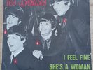 THE BEATLES I feel fine   POCHETTE UNIQUEMENT   ORIGINALE JUKEBOX FRANCE 1964