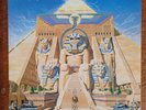 Iron Maiden Powerslave 1984 LP Capitol SJ 12321 Textured Cover w/Sleeve EX/EX