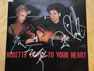 ROXETTE signed signiert Autogramm Listen To Your Heart 7“ Vinyl Schallplatte