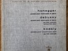 GUY & MONIQUE FALLOT Honegger Debussy Kodaly Sonatas VEGA France Ultrasonic VG++