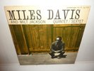 MILES DAVIS MILT JACKSON - Quinte / Sextet . LP . ORIG. 1956 Prestige 7034 . EX-