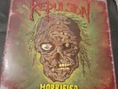 REPULSION HORRIFIED  RARE UK VINYL LP FIRST PRESS NECROSIS RECORDS 1989