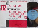 BEETHOVEN sonata kreutzer MAKANOWITZKY /  NOEL LEE   LP 10' Lumen LD2 355S
