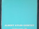 ALBERT AYLER - The Berlin Concerts 1966 - Rare LP Relyable 001
