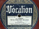 78 RPM Wolverine Blues Vocalion Albert Short Tivoli Syncopaters Aeolian Company