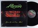 POISON Open Up And Say...Ahh  ENIGMA/CAPITOL LP VG+ club edition SHRINK b