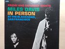 Miles Davis In Person Friday And Saturday Nights At The Blackhawk EX 2LP Japan