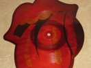 Rolling Stones She Was Hot (1984 EMI Records UK) shaped Tongue Lips Picture Disc