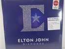 Elton John Diamonds 2 LP Translucent Blue Vinyl Hype Sticker Your Song Rocket