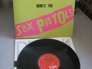 NEVER MIND THE BOLLOCKS HERE'S THE SEX PISTOLS [LP] VIRGIN OVED 136 IMPORT