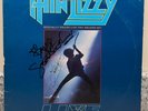 Scott Gorham &  John Sykes Hand Signed ; Thin Lizzy Live ; 1983 Promo 2XLP