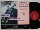 MAURICE GENDRON Schubert Arpeggione Cello Piano Sonata LONDON LP Schumann