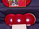 Mario Lanza Sings Christmas Songs 5 x RED vinyl 45 RPM RCA Victor WDM 1649 1951