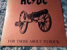AC/DC FOR THOSE ABOUT TO ROCK 1981 UK ATLANTIC 1st Press Vinyl NEAR MINT