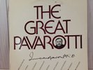 LUCIANO PAVAROTTI - LP - The Great Pavarotti - London OS 26510 - SIGNED