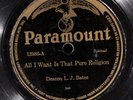 Blind Lemon Jefferson as Deacon L.J. Bates PARAMOUNT 12386 V+ PREWARE GOSPEL 78