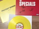 The Specials Protest Songs 1924-2012 SIGNED AUTOGRAPH YELLOW Vinyl Terry Hall