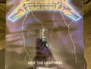 Metallica - Ride The Lightning vinyl Lp Megaforce Silver Label