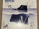 SIGNED-THE SHERLOCKS-LP BLUE VINYL-UNDER YOUR SKY - GATEFOLD FULLY AUTOGRAPHED