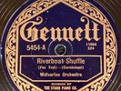 Gennett 5454 Wolverine OrBIX BEIDERBECKE Riverboat Shufle  Jazz 78 rpm  1924 E-
