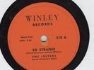 1950's DOO-WOP 78/THE JESTERS/SO STRANGE/LOVE NO ONE/Winley 218/excellent cond.