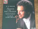 ITZHAK PERLMAN   BACH SONATAS & PARTITAS / DMM EMI DIGITAL 2xLP 1988 GERMANY NM