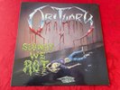 OBITUARY - SLOWLY WE ROT. 1989 FIRST PRESS VINYL LP EX+ AUDIO