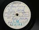 BILLIE HOLIDAY - ‘EASY LIVING’ ORIGINAL SHELLAC TEST PRESSING 78 E+ COPY