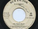 HEAR- Rare Elvis Presley 45 - One Track Heart - RCA Victor # SP-45-139 - Promo