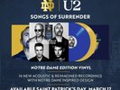U2 Songs Of Surrender Notre Dame LE Vinyl 2LP /2500 Global Pre-Order Confirmed