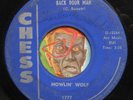 HEAR Howlin Wolf 45 Back Door Man / Wang Dang Doodle CHESS R&B blues