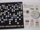 Clean  1961 Provocative Percussion Vol. III LP Josef Albers Cover Art w/ Sleeve