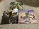 Budgie . 3x vinyl albums early press. .bandolier . In for kill .nightflight lps