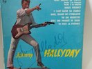 johnny hallyday disque signé vient danser le twist autographe 33t