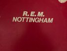REM vinyl Lp/Nottingham live/pink translucent/RARE/1984/see details/VG