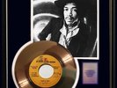 JIMI HENDRIX PURPLE HAZE  45 RPM GOLD METALIZED RECORD RARE  NON RIAA AWARD