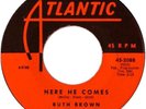 Ruth Brown Sure Nuff / Here He Comes Vinyl Single 7inch Atlantic