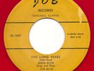 EDDIE BOYD - Five Long Years / Blue Coat Man - JOB - Chicago Blues 45 Red Wax