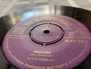 Elvis Presley ‘Paralyzed’ UK Gold Text  45rpm VG