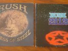 Rush. 2 EX- to VG+ LP Lot. Caress of Steel & 2112. No Bar Codes