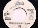 XTC - SENSES WORKING OVERTIME  - ROCK 45 *PROMO*